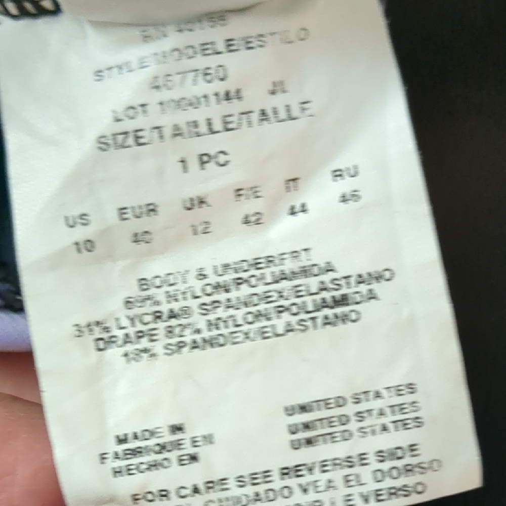 Miracle Swimsuit NWOT In Gondolf Style - Picture 8 of 11